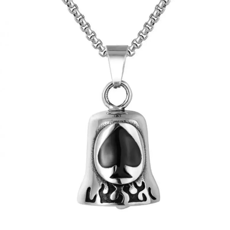 🌟 Colgante Alas de Arcángel Miguel Punk - Joyería para Hombres con Estilo Biker 🏍️✨