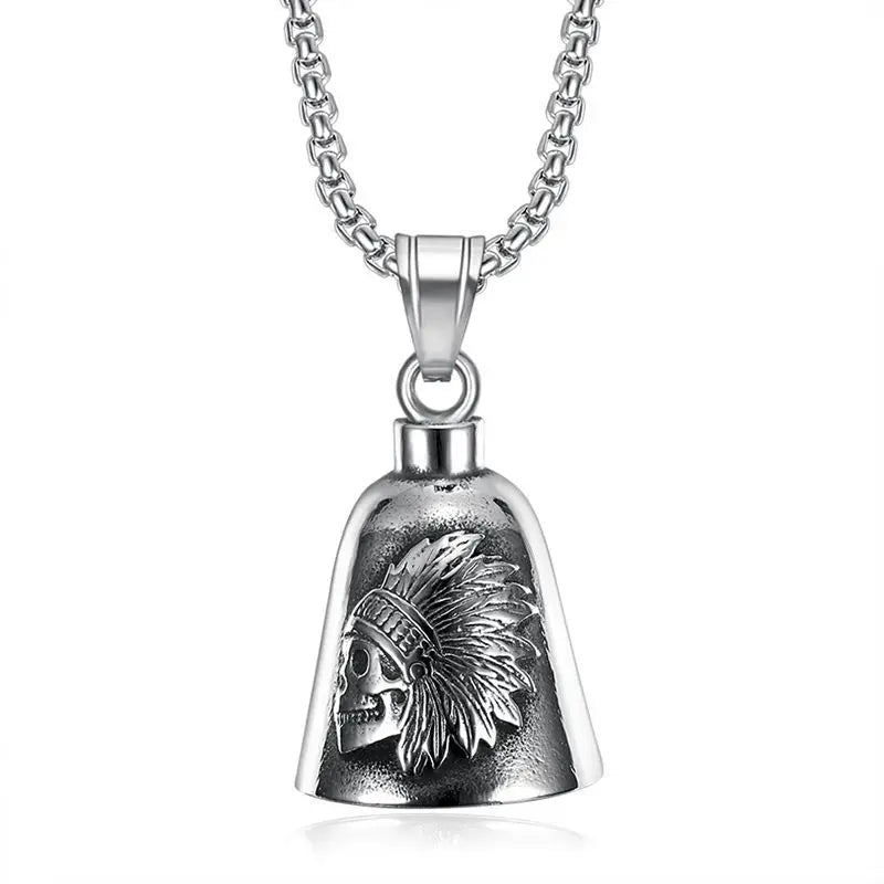 🌟 Colgante Alas de Arcángel Miguel Punk - Joyería para Hombres con Estilo Biker 🏍️✨