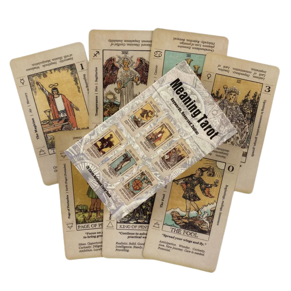 Tarot para Iniciantes Oráculo com Significados nas Cartas Palavras-chave Chakra Invertido Planeta Zodíaco Elemento Médio Tamanho Magro Espanhol