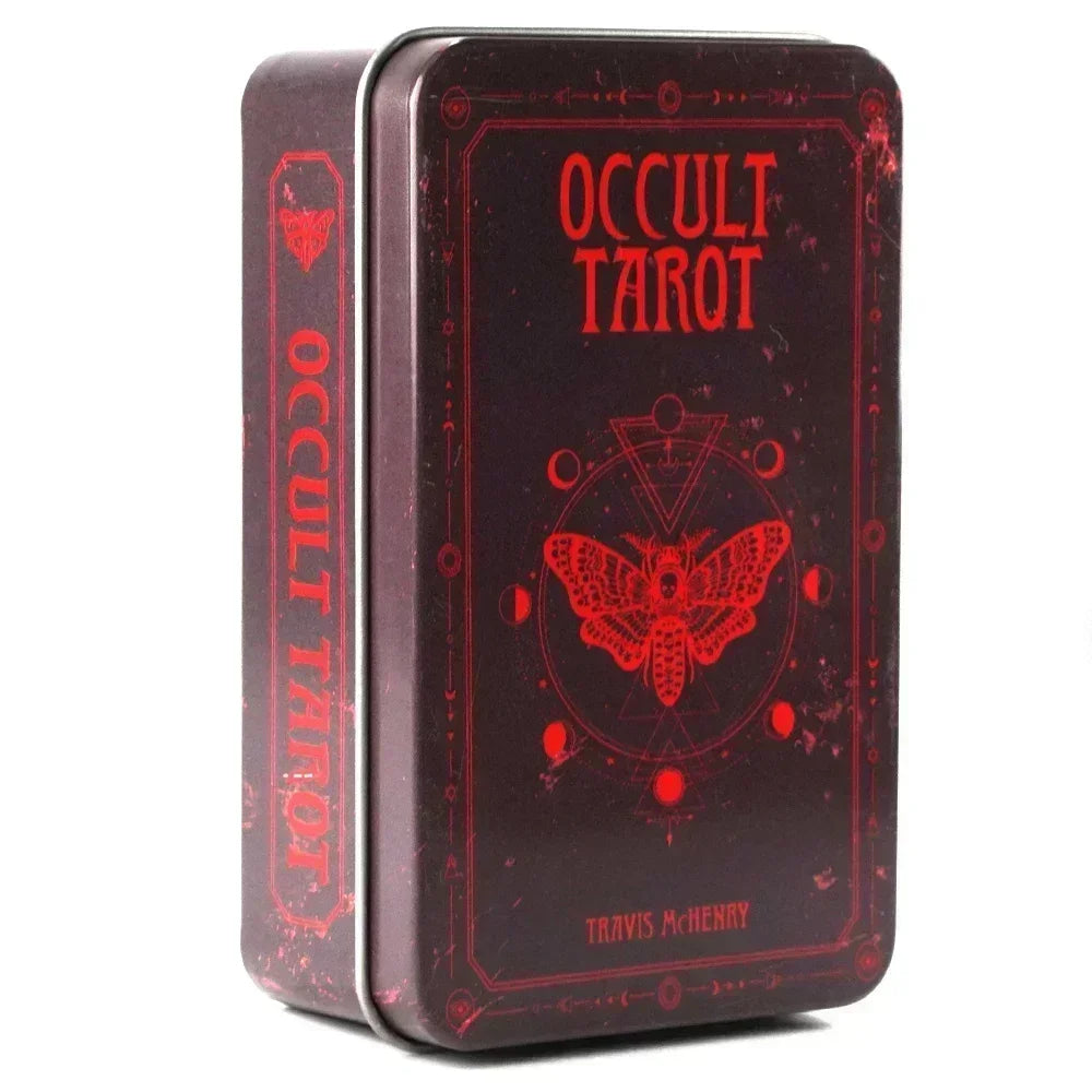 Tarot Oculto Luna Lapin Sueños Lúcidos – 78 Cartas Del Toro para Principiantes con Guía y Caja Metálica 🔮✨