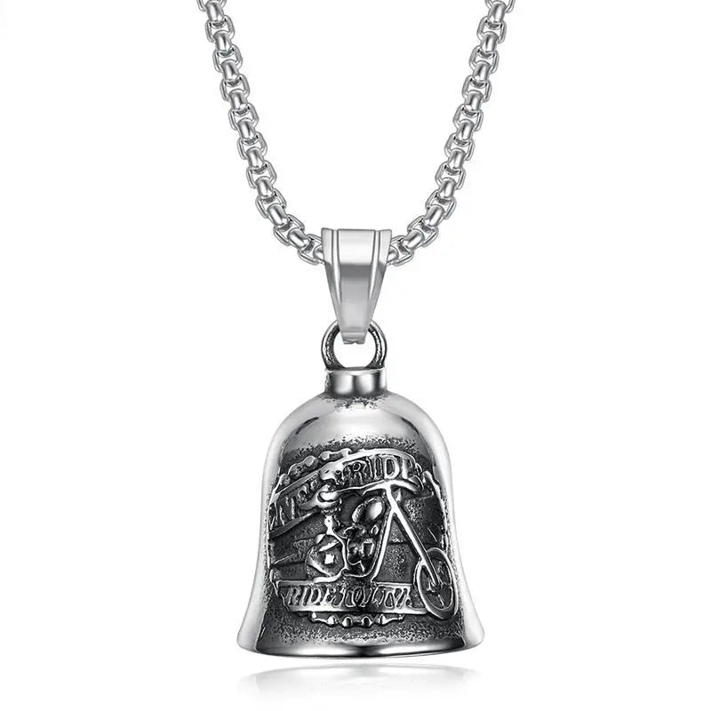 🌟 Colgante Alas de Arcángel Miguel Punk - Joyería para Hombres con Estilo Biker 🏍️✨