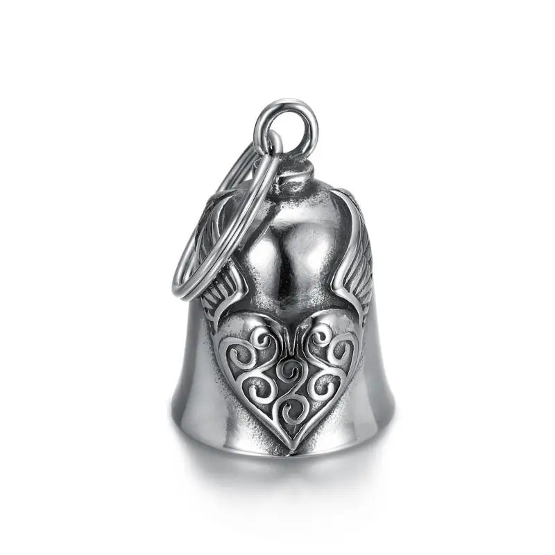 🌟 Colgante Alas de Arcángel Miguel Punk - Joyería para Hombres con Estilo Biker 🏍️✨