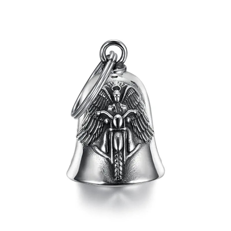 🌟 Colgante Alas de Arcángel Miguel Punk - Joyería para Hombres con Estilo Biker 🏍️✨