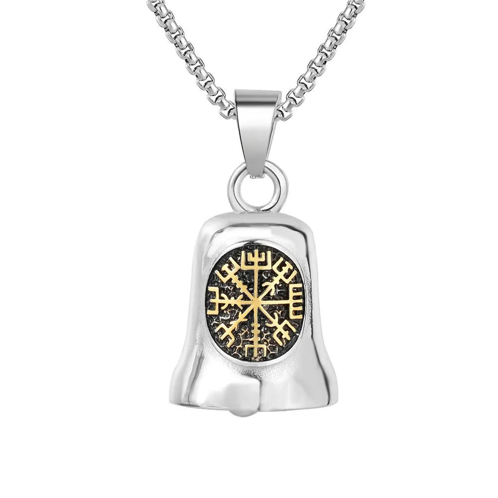 🌟 Colgante Alas de Arcángel Miguel Punk - Joyería para Hombres con Estilo Biker 🏍️✨