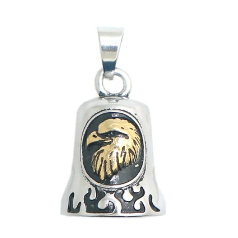 🌟 Colgante Alas de Arcángel Miguel Punk - Joyería para Hombres con Estilo Biker 🏍️✨