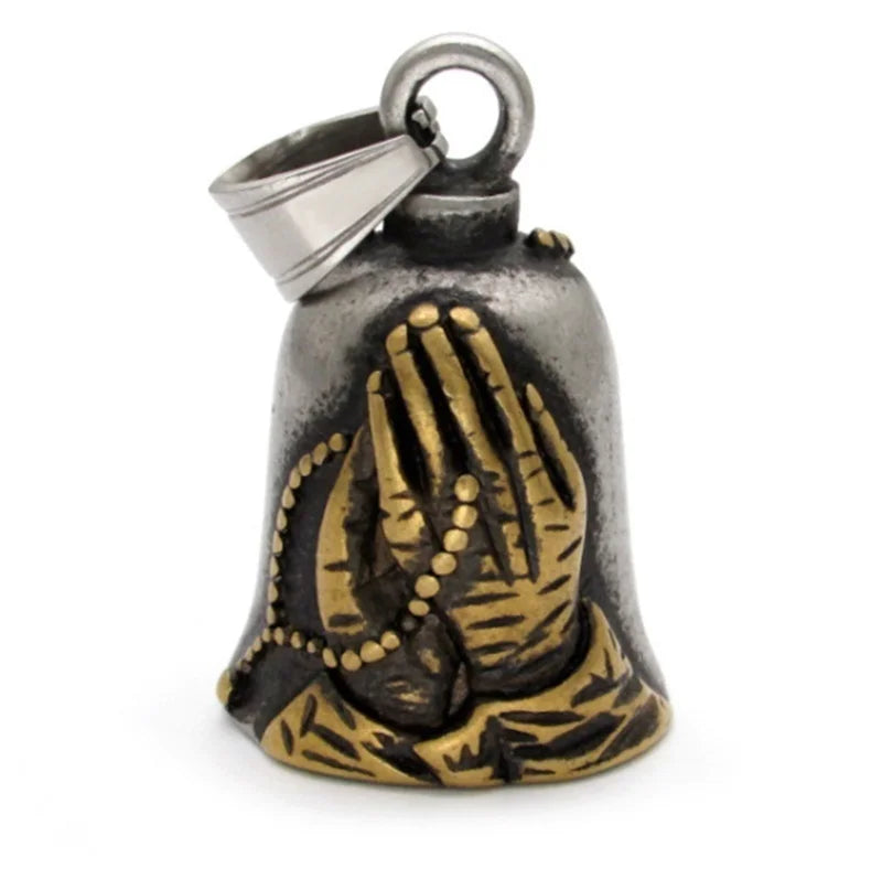 🌟 Colgante Alas de Arcángel Miguel Punk - Joyería para Hombres con Estilo Biker 🏍️✨