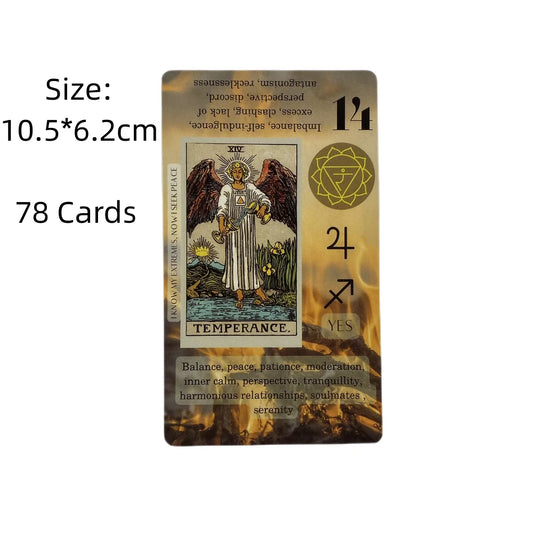 Tarot para Principiantes Oráculo – Cartas con Significados, Palabras Clave Invertidas, Chakra, Planeta y Elemento Zodiacal 🌟🔮