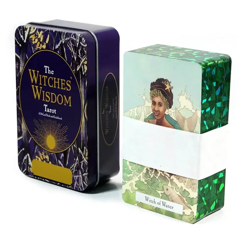 Tarot Oculto Luna Lapin Sueños Lúcidos – 78 Cartas Del Toro para Principiantes con Guía y Caja Metálica 🔮✨